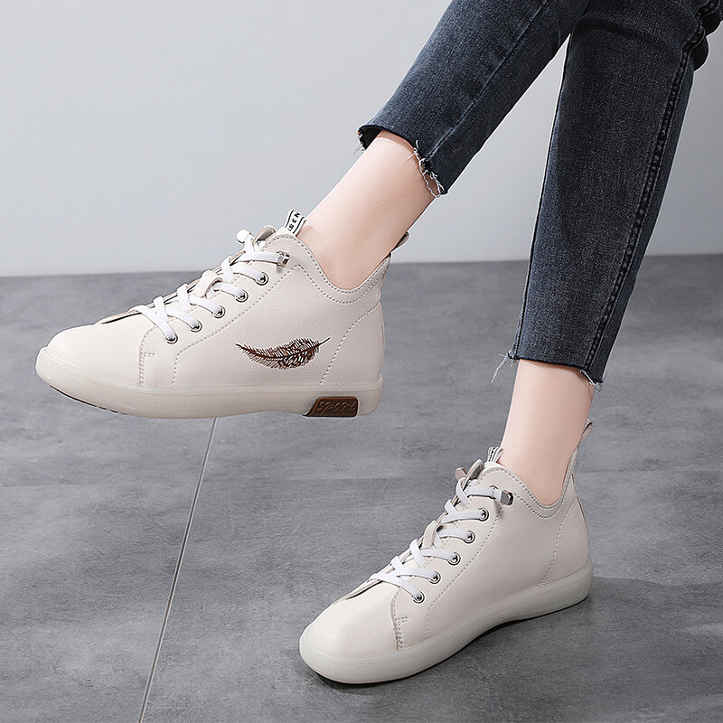 Women Sneakers Fashion Woman's Shoes Spring Trend Casual Sport Shoes For Women New Comfort White Vulcanized Platform Shoes