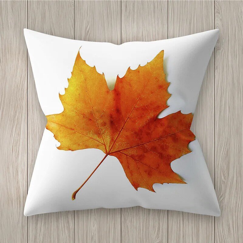 Fodere per cuscini nuove foglie autunnali per fodere per cuscini per la decorazione della casa per le vacanze del ringraziamento