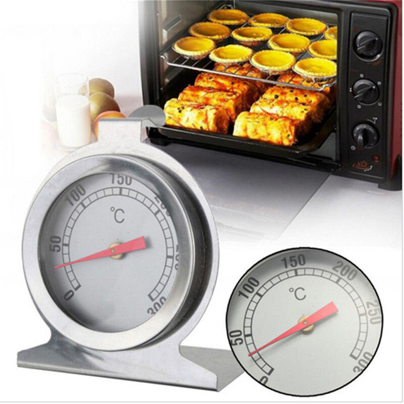 Hot Stainless Steel Oven Cooker Thermometer Temperature Gauge Mini Thermometer Grill Temperature Gauge for Home Kitchen Food