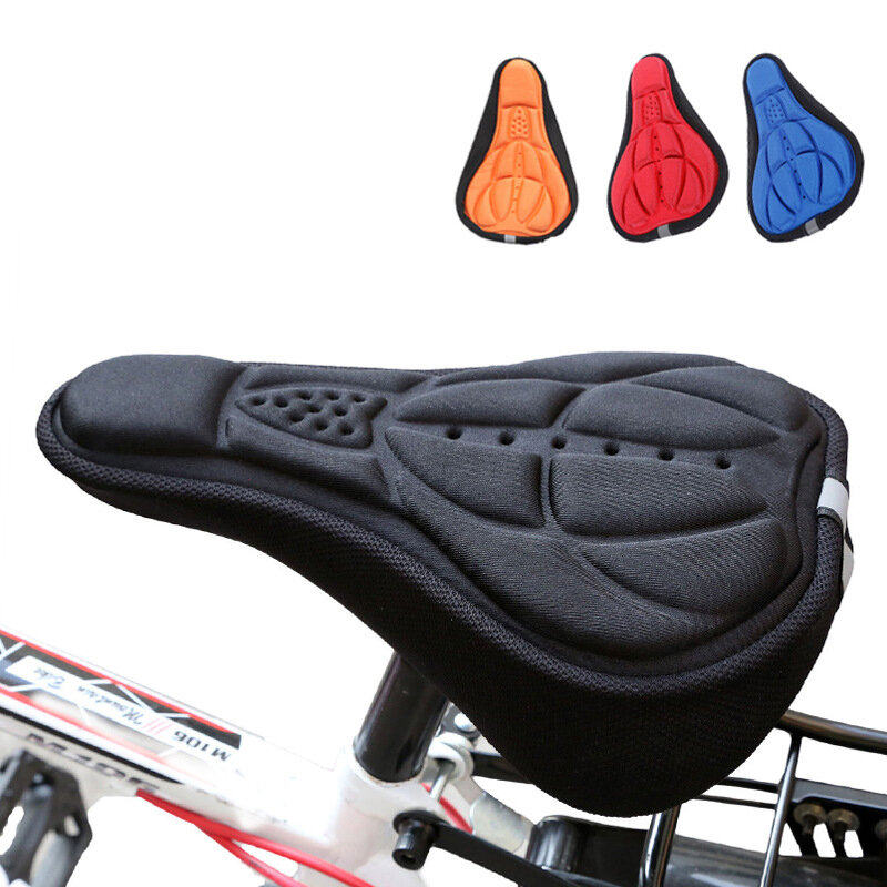 Coprisella 3D per Mountain Bike cuscino per sedile per bicicletta Super morbido e traspirante in spugna di Silicone per seggiolino per bici accessori per biciclette