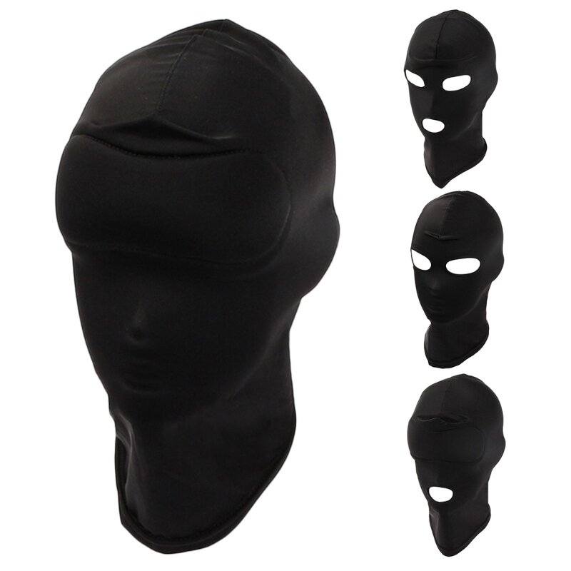 X3UE – couvre-chef pour adultes, yeux ouverts, masque, bandeau, couverture complète de la tête, jouets sexuels BDSM