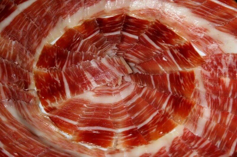 Jamón Ibérico de cebo de campo. Salamanca.Entre 7,2-7,6 kg aprox.Iberian Ham.