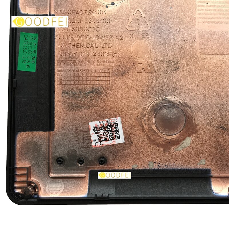 ใหม่สำหรับ Lenovo โยคะ2 11ด้านล่างฝาครอบฐานด้านล่าง D สีดำ90204922 AP0T5000320