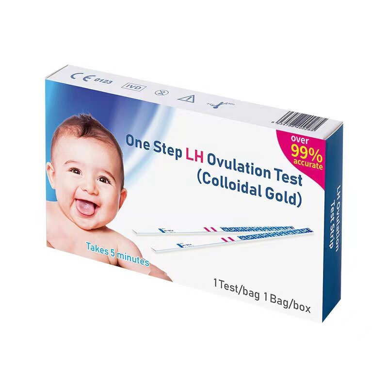 10 caixas de teste de gravidez precoce tiras 99% precisão hcg kits de teste feminino urina medição esperando um bebê