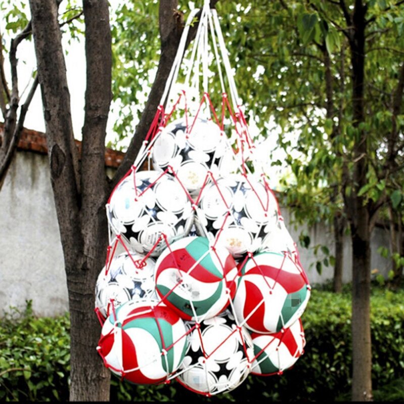 屋外バスケットボールネットバッグに使用キャリースポーツ用品バスケットボール網袋ネットバッグ