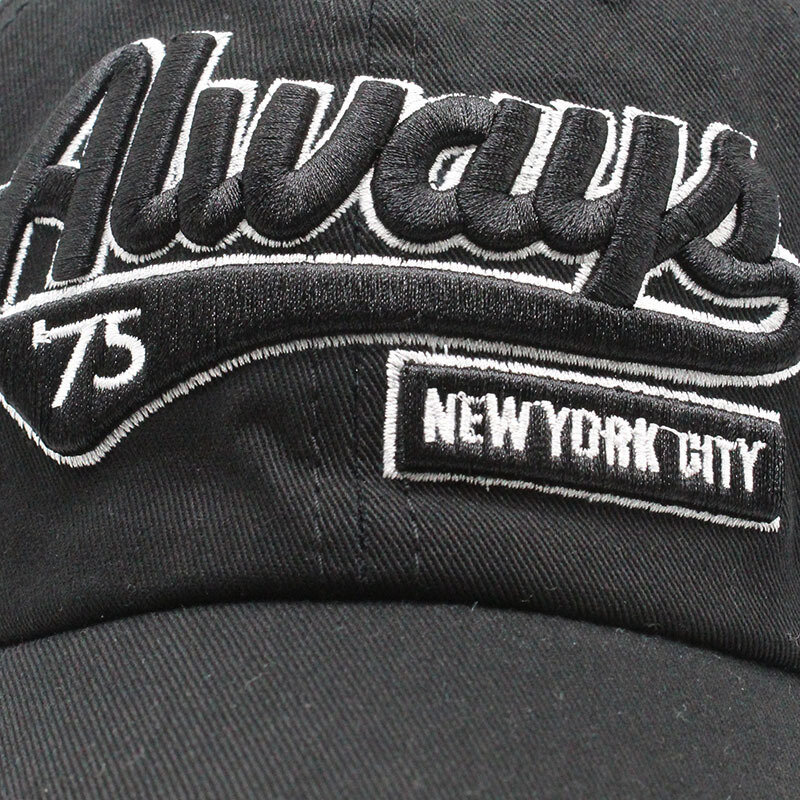2021 الصيف في الهواء الطلق موضة قبعات البيسبول مدينة نيويورك رسالة التطريز القطن قبعات ترد لمكانها للرجل المرأة الهيب هوب قبعة بواقٍ للشمس