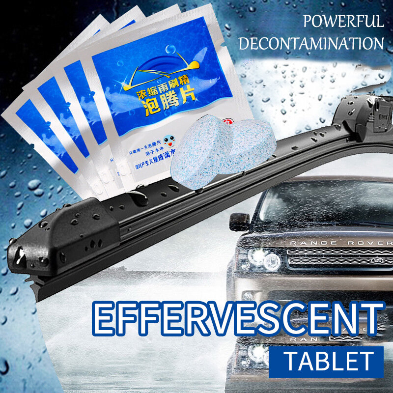 10 sztuk samochodów stałe Cleaner wielofunkcyjne tabletki musujące środek czyszczący w sprayu okno samochodu przednia szyba czyszczenie akcesoria samochodowe