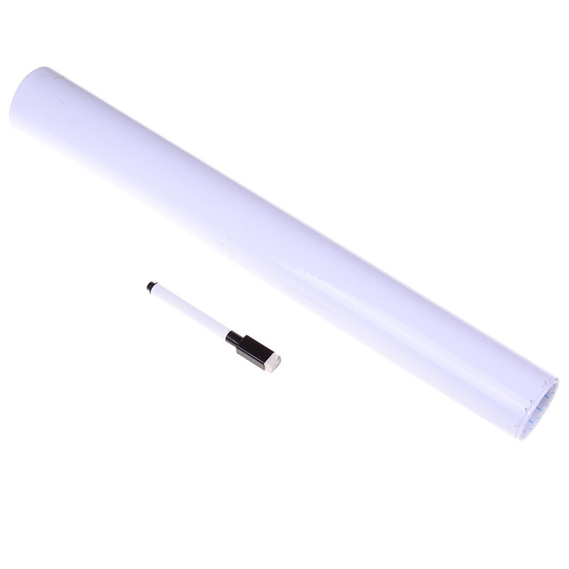 Adesivo de papel de parede removível quadro branco caneta seca apagar escritório vinil decoração decalque 45*100cm