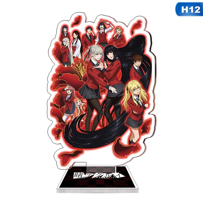 15Cm Anime Kakegurui Acryl Stand Cijfers Modellen Bureau Actiefiguren Decor Anime Activiteiten Cake Topper Fans Speelgoed Geschenken