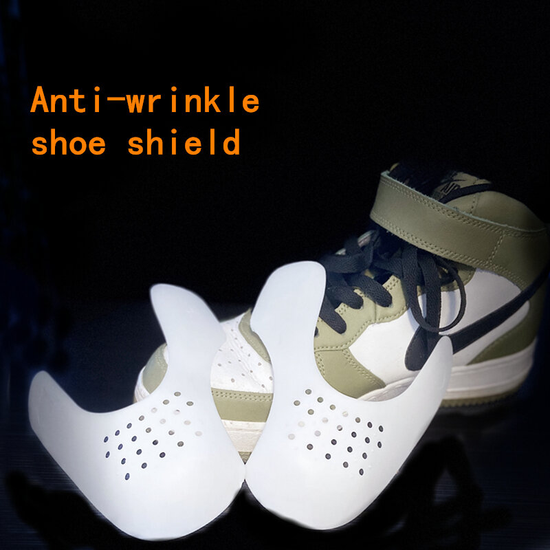 Anti vinco lavável protetor de dobra crack toe boné apoio sapato maca leve mantendo sapatos esportivos