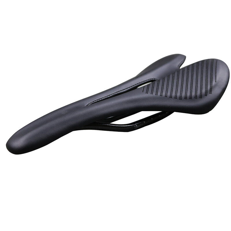 Mountain Bike 139g Carbon Fiber Road Mtb Saddle Use 3k T800 Carbon  Pads Super Light Leather Cushions  Bicycles Seat