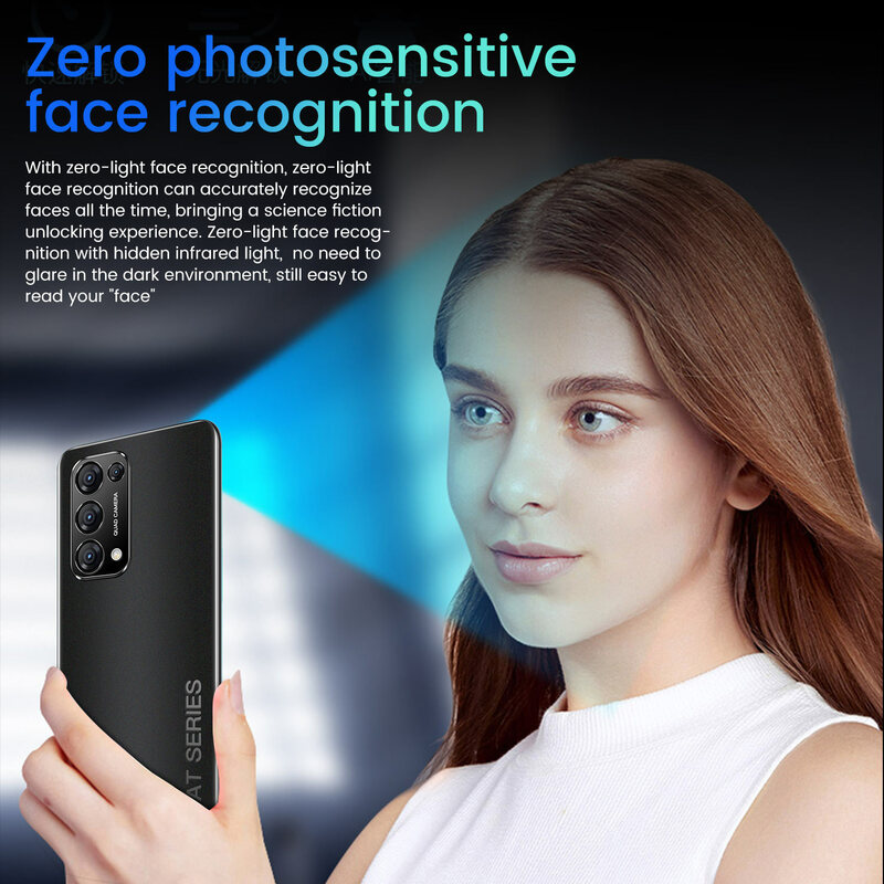 Reno 5 Pro – téléphone portable intelligent, écran de 7.3 pouces, caméra de 16mp et 28mp, Android, bon marché