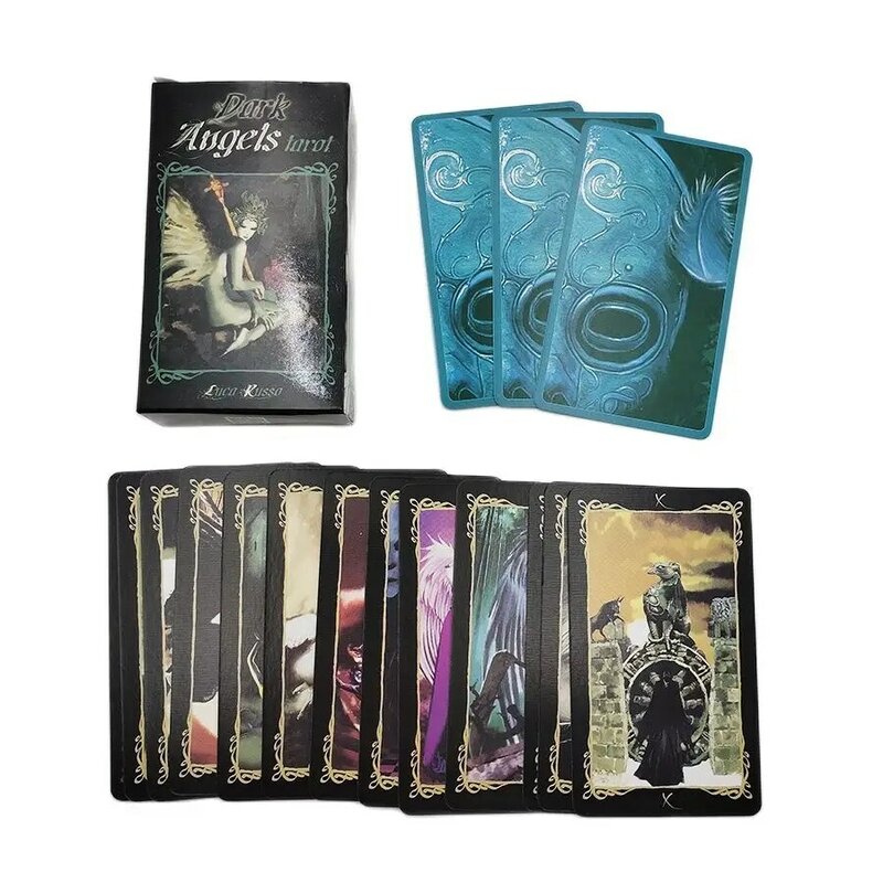Dark Angel Tarot Karten Deck Fate Oracle Deck Spiel Mysterious Divination Für Freund Party Persönliche Unterhaltung Brettspiel