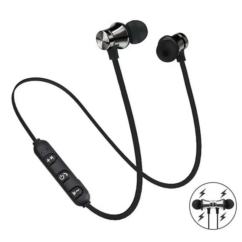 Écouteurs magnétiques sans fil Bluetooth XT11 stéréo, oreillettes de sport, étanches, intra-auriculaires, casque de musique