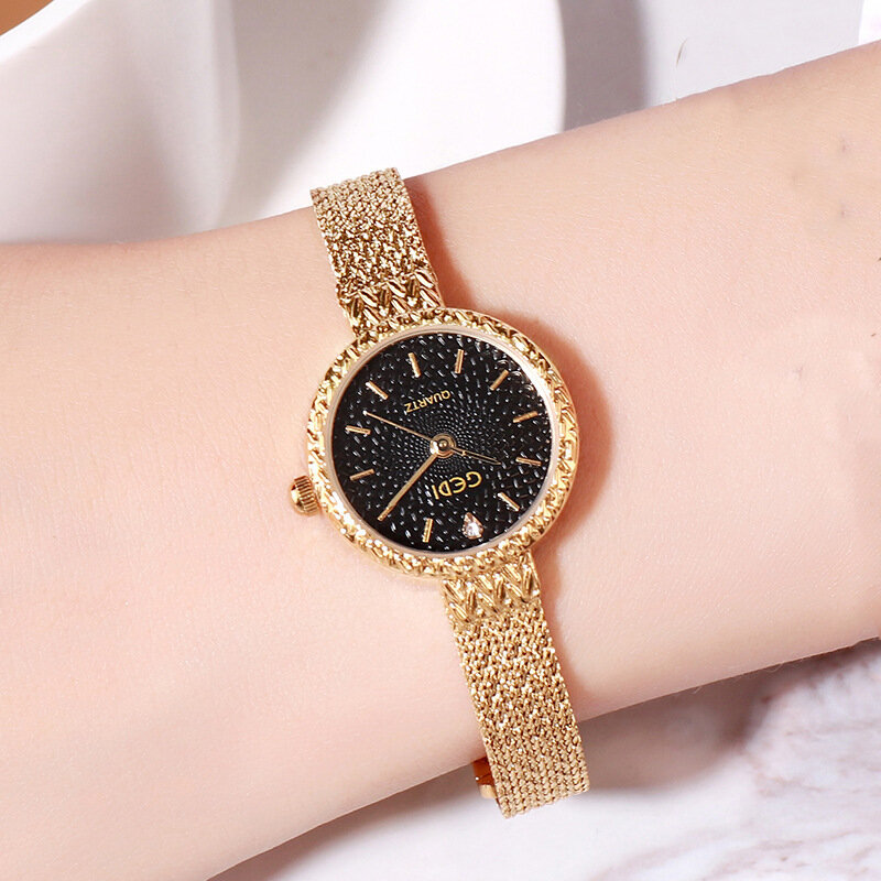 Часы наручные женские кварцевые, модные роскошные брендовые водонепроницаемые простые маленькие, в стиле ретро, подарок