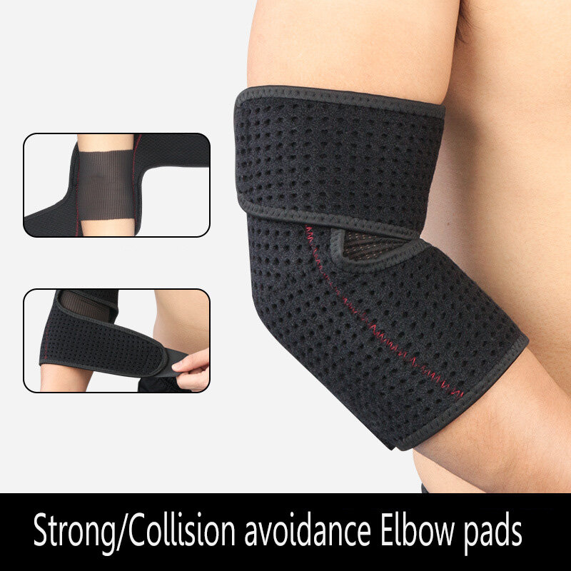 1PCS กีฬา Elbow Pad Brace Protector แขนข้อศอกสนับสนุนกีฬา Crashproof Elbow Brace Breathable บาสเกตบอล