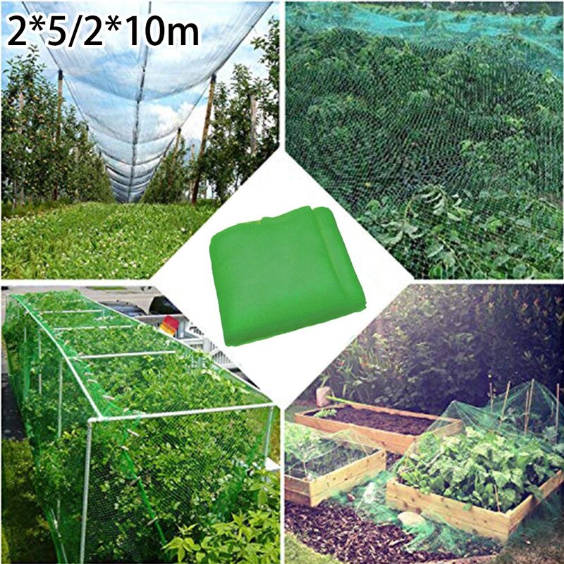 Сетка от насекомых, садовая сетка для защиты овощей, тоннель для выращивания растений, зеленые москитные сетки
