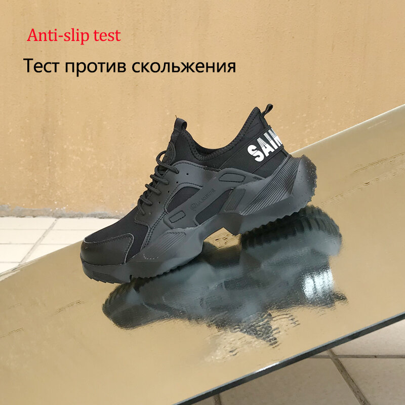 EVA – chaussures de sécurité légères pour hommes et femmes, avec embouts en acier, bottes de travail en extérieur anti-perforation, résistantes à l'usure, excellente adhérence, nouvelle collection