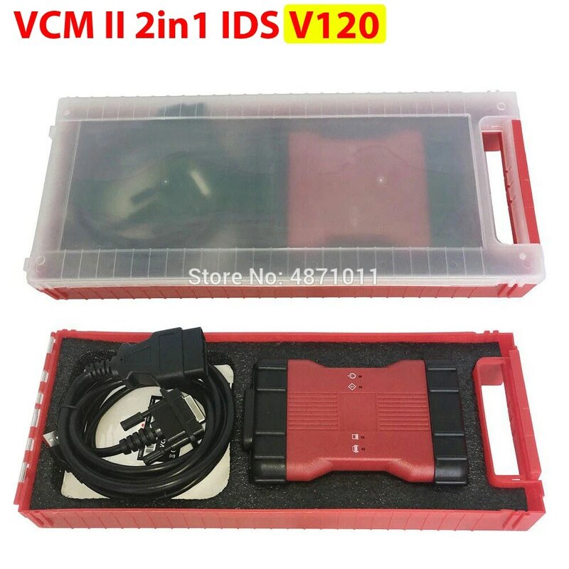 VCM2 2ใน1สำหรับฟอร์ดและมาสด้า IDS V120เครื่องมือ VCM II