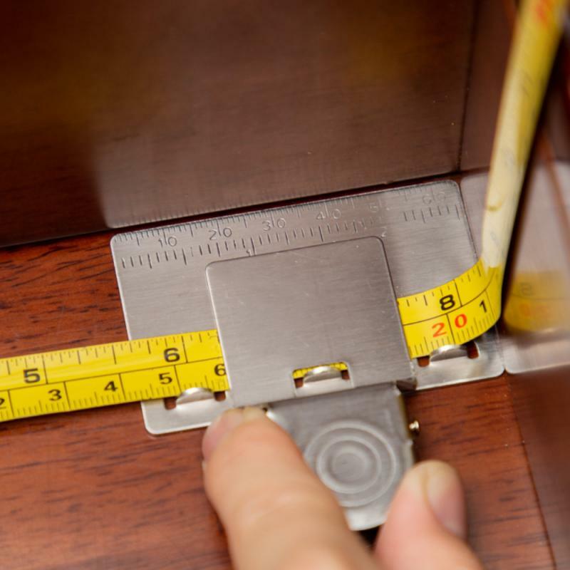 Fita métrica localizador ferramenta de casa fita medida localizador clipe mão portátil ferramenta