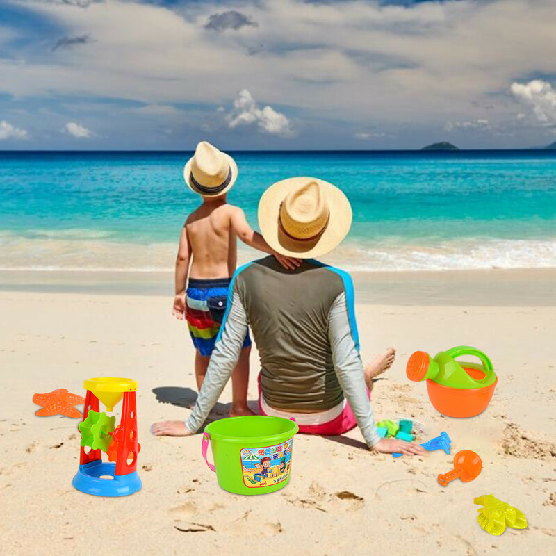 Пляжные игрушки для детей, игрушки для воды, набор песочного ящика, стол для песка, ведро для песка, летние игрушки для пляжа, игра в песчаную ...