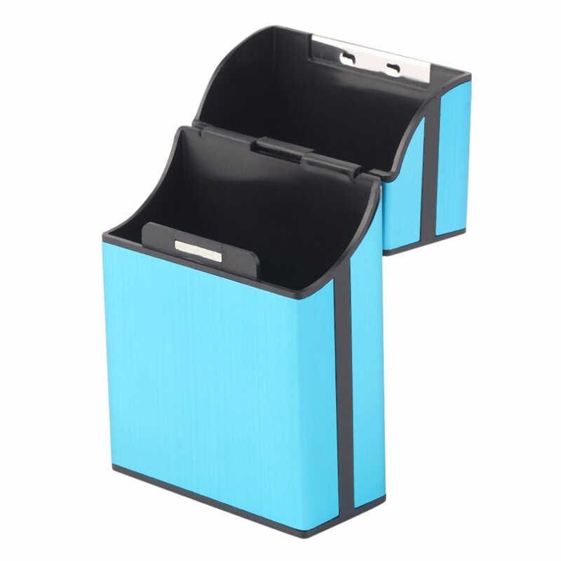 2019 casa uso alumínio leve caixa de cigarro charuto porta tabaco caixa de bolso recipiente de armazenamento 6 cores de desconto