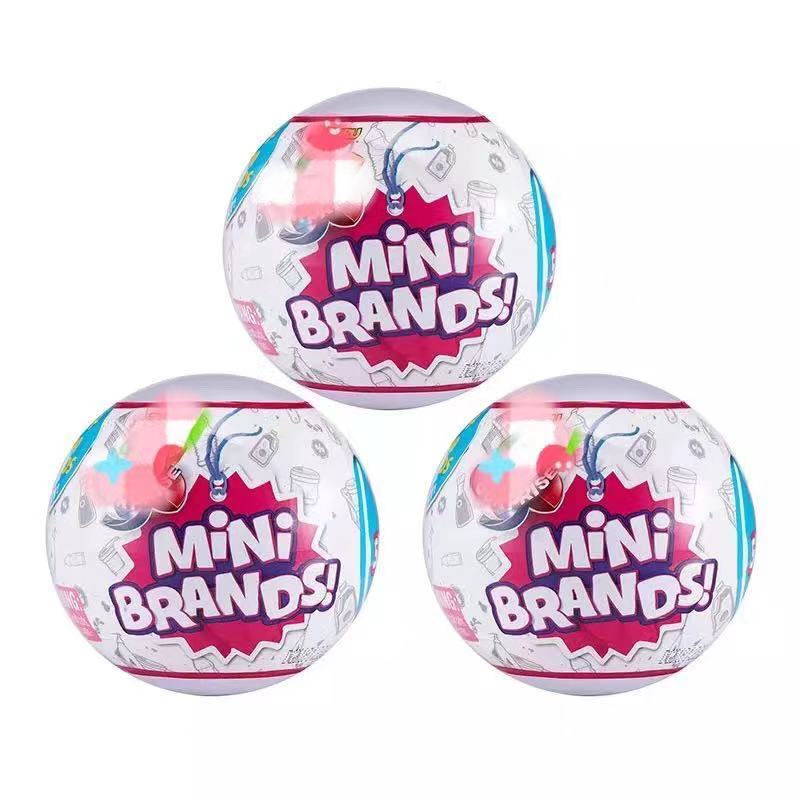 Mini bolas sorpresa diferentes de 5 pétalos para niños y niñas, Juguetes Divertidos de marca, caja ciega, Mini juguetes de comida falsa, 1 unidad
