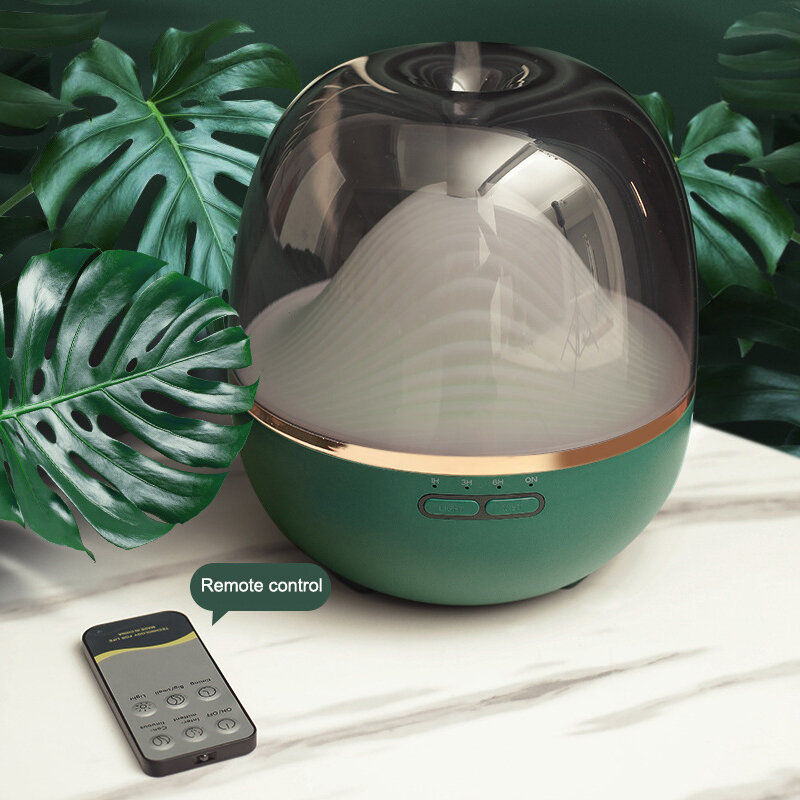 Aroma Essential Oil Diffuser Air Humidifiers น้ำมันหอมระเหยสำหรับ Home 600ML อัลตราโซนิค Cool Mist ที่มีสีสัน Night Light