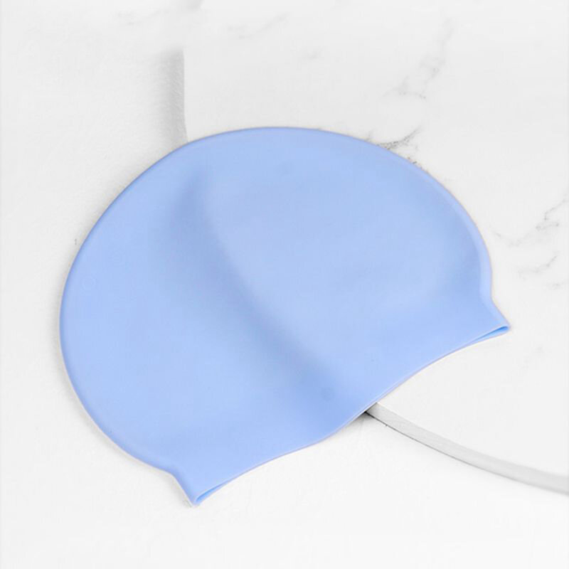 Professional Adult Swimming Caps Men Women Long Hair Waterproof Swim Pool Ear