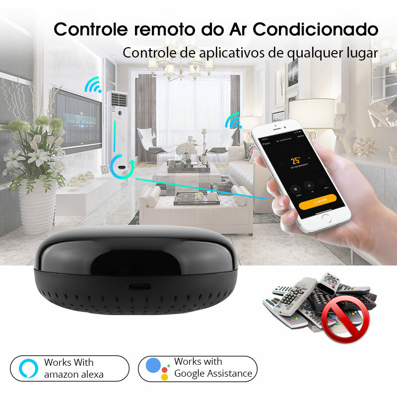 Hub de contrôle WiFi IR pour maison connectée, télécommande sans fil à infrarouge via l'application Smart Life Tuya, fonctionne avec Alexa Google Home