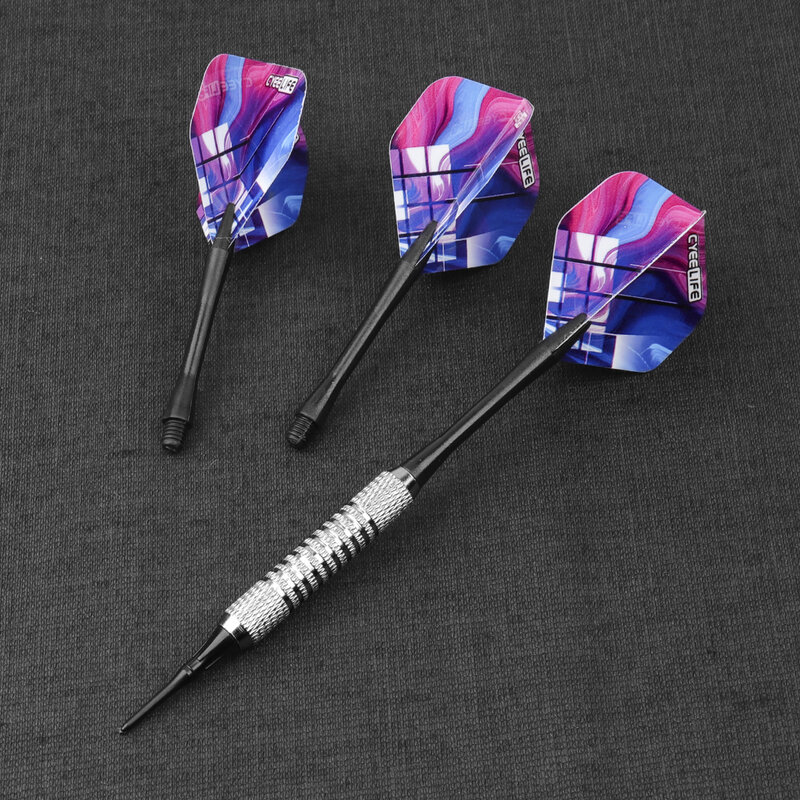CyeeLife Dart Set Mehrere Stile Darts Flüge Professional Darts Weiche Kunststoff Tipps Set Für Elektronische Dartscheibe Zubehör