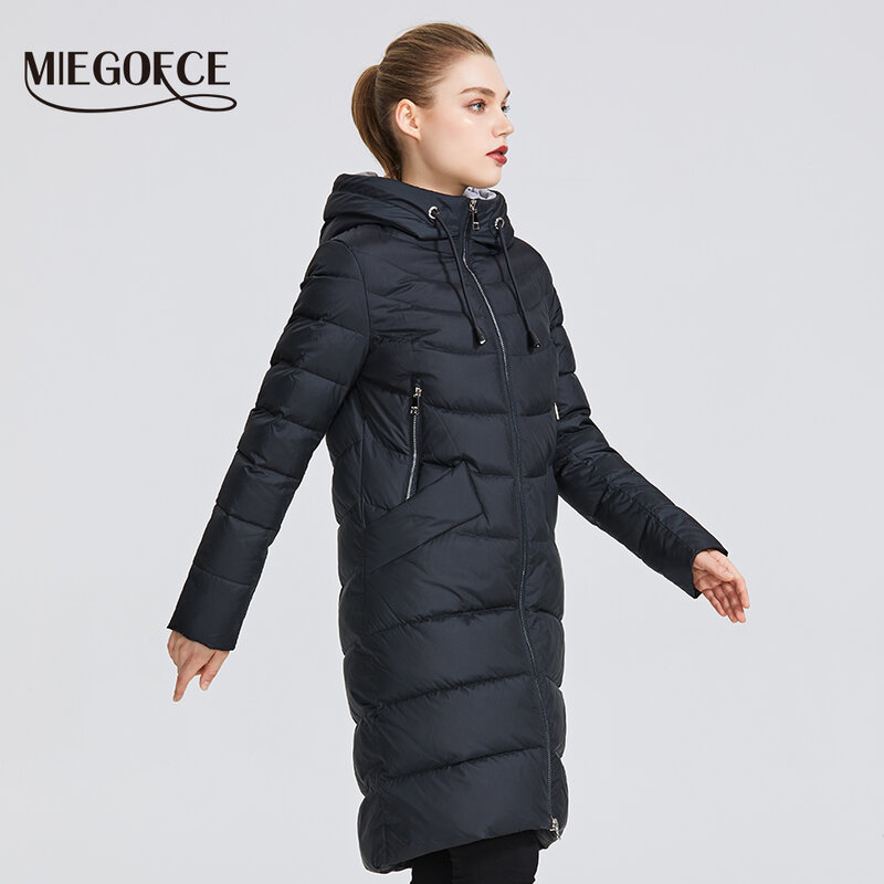 MIEGOFCE-고품질 생물 다운 파카 자켓 코트 여성용, 심플한, 따뜻한, 겨울, 2021 신상