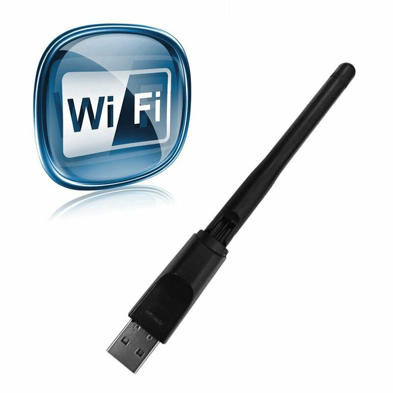Rt5370 USB 2.0 150Mbps Antena WiFi MTK7601 Kartu Jaringan Nirkabel 802.11b/g/n Adaptor LAN dengan Antena Yang Dapat Diputar