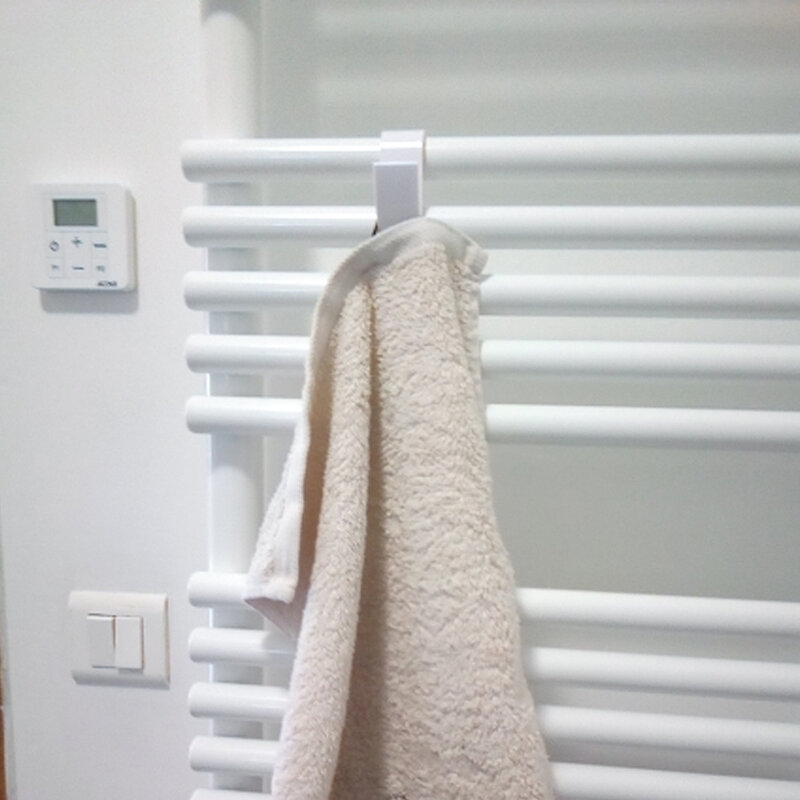 ความร้อน Hook Coat Hook ผ้าเช็ดตัวหม้อน้ำห้องน้ำตะขอแขวนเสื้อผ้าผ้าพันคอชั้นวางผ้าเช็ดตัวห้องน้ำ ...