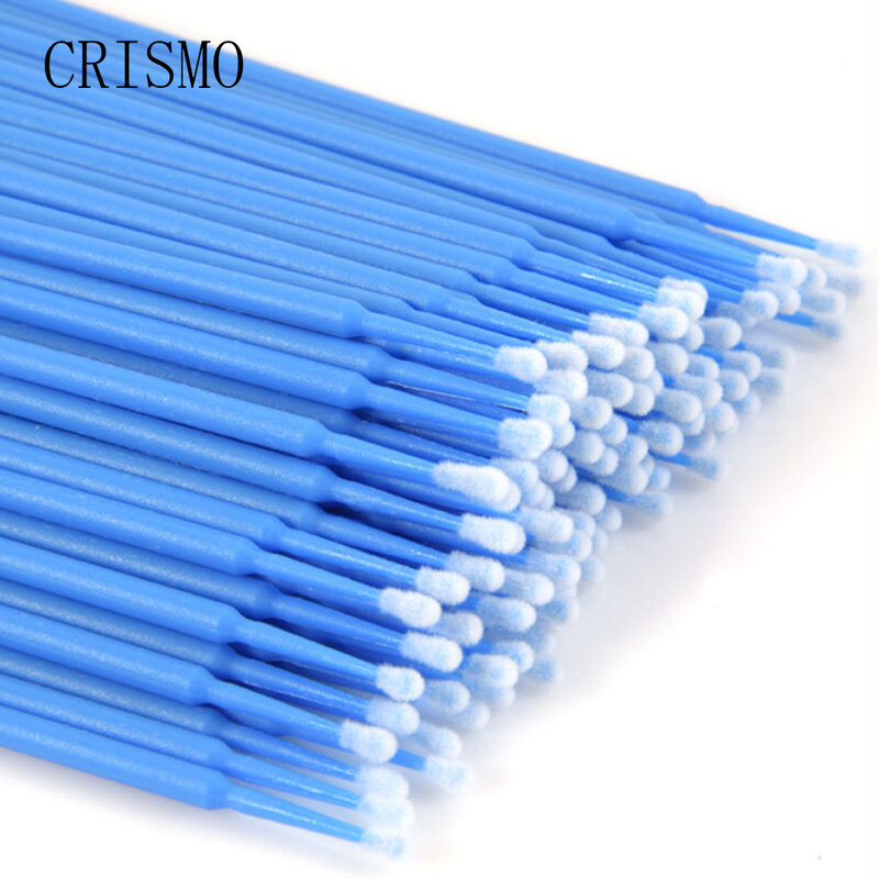CRISMO – Micro brosses à cils jetables, baguettes pour applicateur de Mascara, bobines, outils de maquillage, 100 pièces