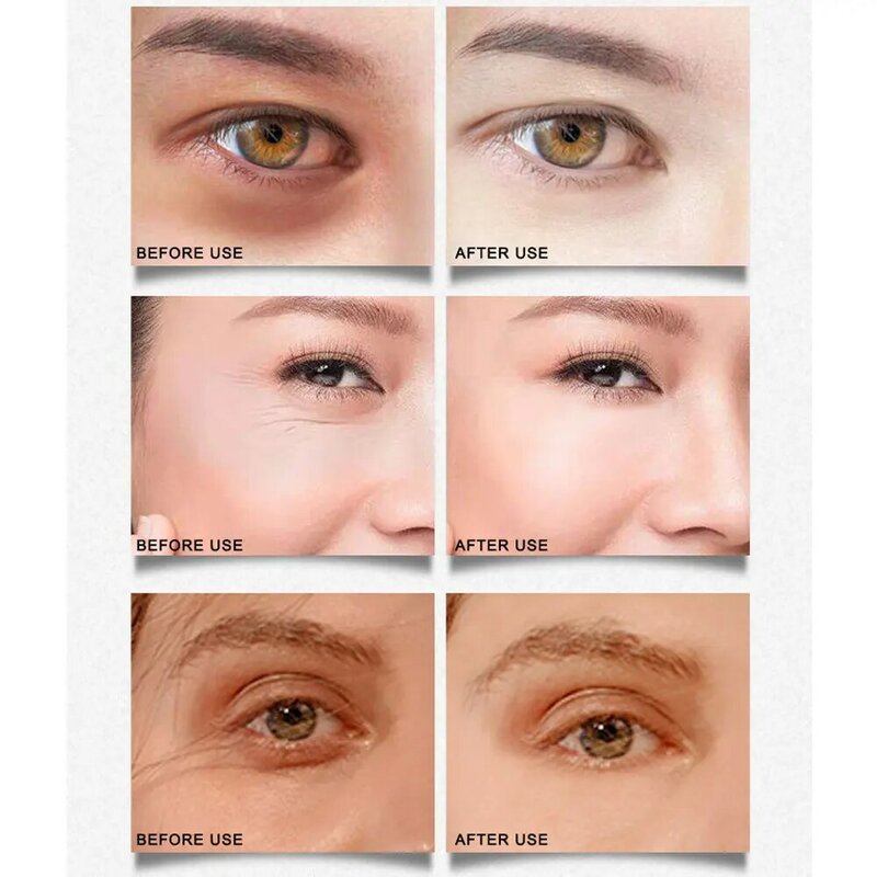 Artiscary Gold Osmanthus/ Black Pearl Crystal collagene patch per gli occhi migliora i cerchi scuri Anti rughe sacco per gli occhi maschera per dormire