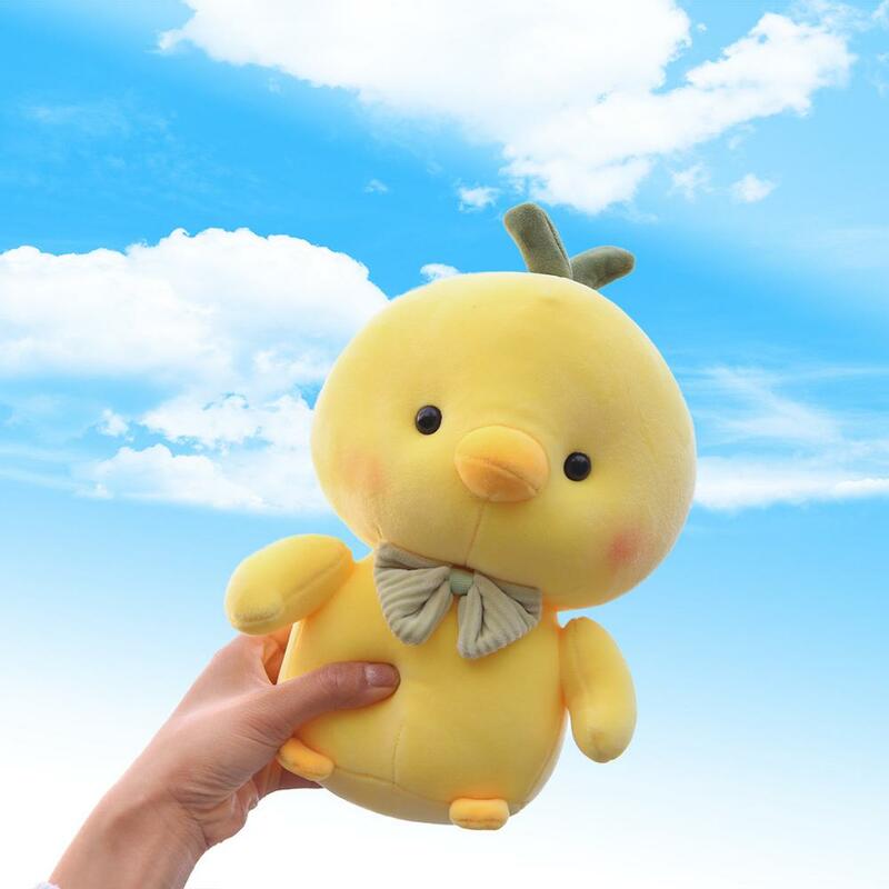 25/35/50cm simulação bonito recheado amarelo frango macio boneca brinquedos de pelúcia para crianças