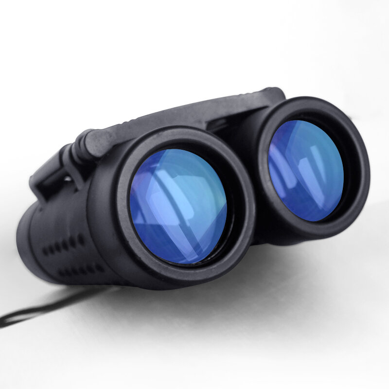 Binoculares de mano para exteriores, prismáticos ópticos de viaje para senderismo y acampada, telescopio 8x21