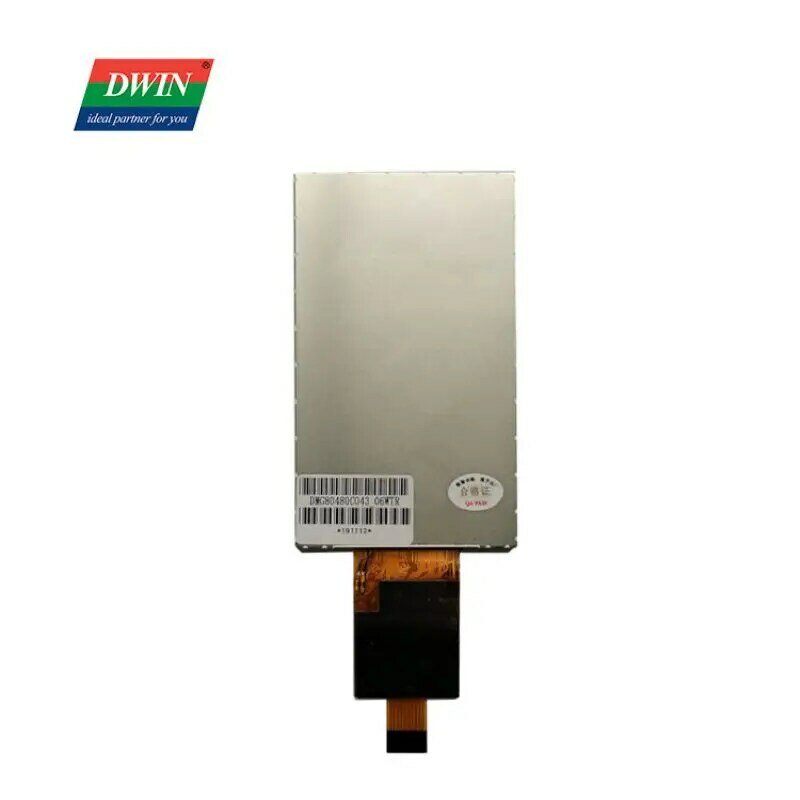 DWIN HMI จอแสดงผล LCD UART Serial TFT LCD แผงสัมผัส4.3นิ้วความละเอียด800*480 DMG80480C043_06W