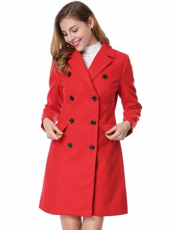 Zogaa casaco feminino de lã em 4 cores, jaqueta feminina inverno, sobretudo longo de lã de caxemira, casaco feminino, mistura elegante