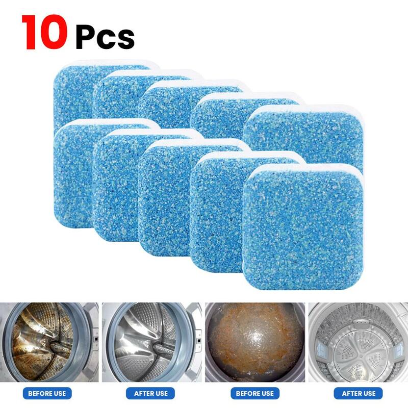 Tablettes de nettoyage pour Machine à laver, 5/10/20 pièces, Mini nettoyant, lavage, détartrage, détergent Effervescent