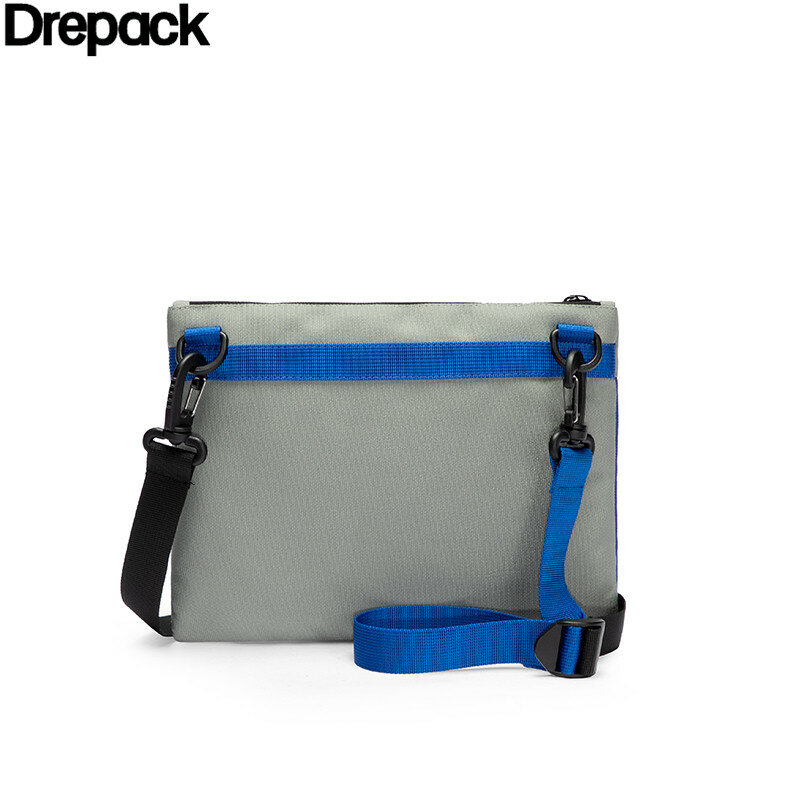Drepack Hot 2021ชาย Messenger กระเป๋าสแควร์สายยาว Street Casual กระเป๋าไหล่อินเทรนด์กลางแจ้ง All-Match กระเป๋า Crossbody