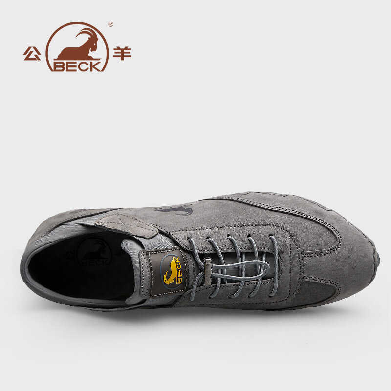 Beck – chaussures en cuir véritable pour hommes, baskets classiques à lacets, mocassins décontractés de sport, de conduite, nouvel arrivage