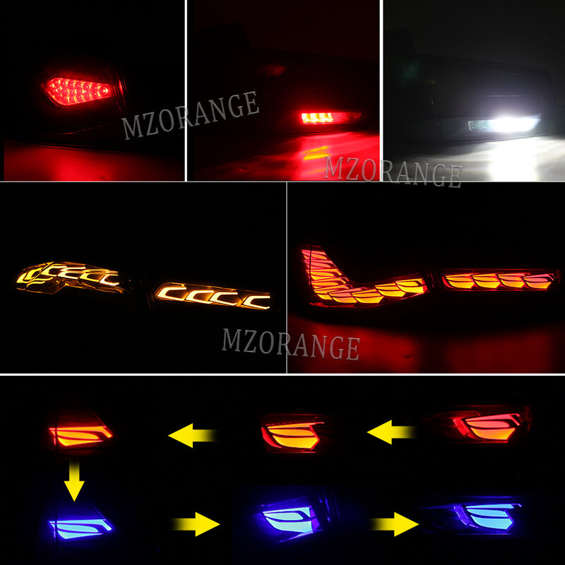 Светодиодный задний противотуманный сигнал поворота, задний фонарь, светильник для BMW F30 2012-2018, тормоз, задний динамический автомобильный Ст...