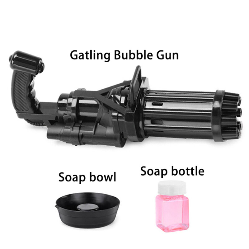 2in1 Bath Toys Bubble Gum Machine Toys for Kids Plastic Machine-Gun Toy Boy Bubbles for Kid Bubbles for Kids Toys Wholesale