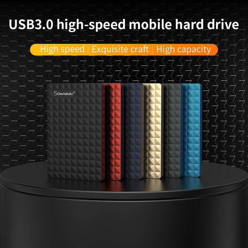 الأصلي 2.5 بوصة قرص صلب خارجي تخزين 320G 500G mini USB3.0 1 تيرا بايت 500G 160G 250G HDD المحمولة الخارجية HD القرص الصلب