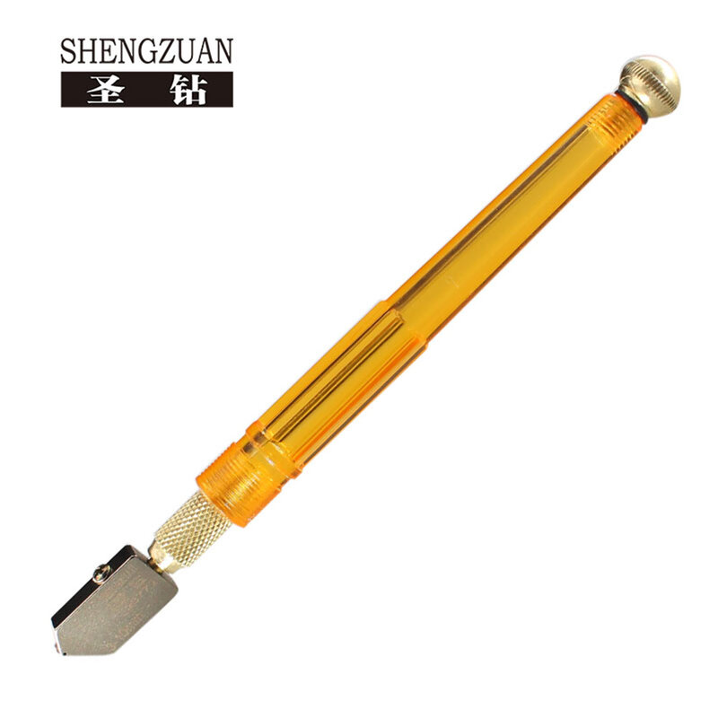 Shengzuan suporte cortador de azulejo para casa, cortador de vidro de liga de rolo plástico, 10mm 2377 para casa