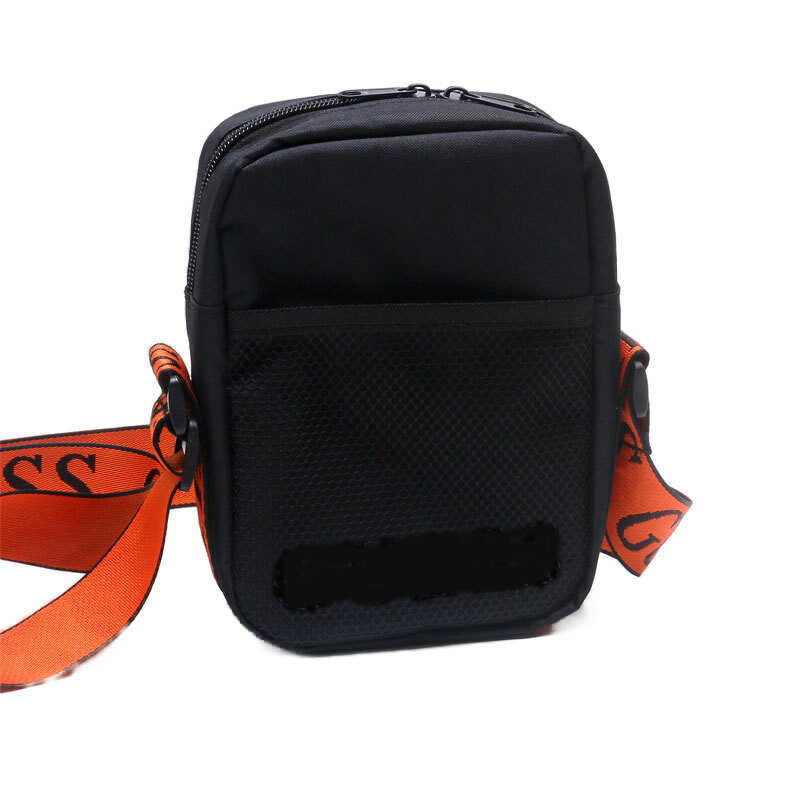 WULI SEVEN رائجة البيع حقيبة رجل حقيبة ترفيه سوداء متعددة الاستخدامات المحافظ حقيبة يد البرتقال حزام الكتف Bolsa الأنثوية Mujer كيس