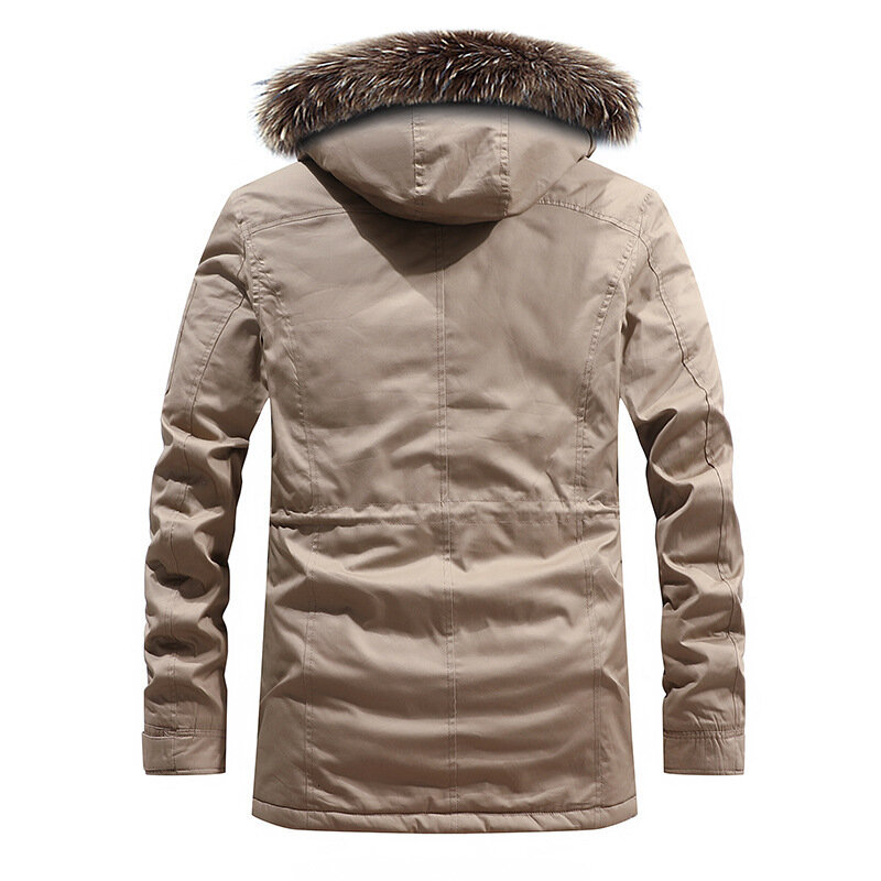 Трикотажное хлопковое пальто для мужчин, свободное уличное пальто
