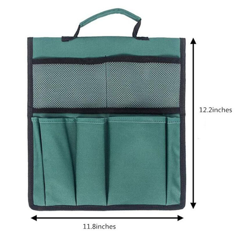 متعددة الوظائف حديقة حقيبة أدوات المحمولة البستنة التخزين المنظم حمل حقيبة مع مقبض جيوب أداة تخزين البراز الحقيبة